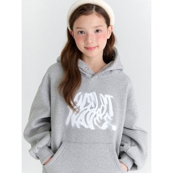 오실롯주니어 E42 기모 베이직 트위스터 후드 (그레이)