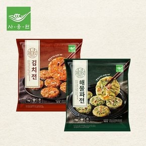 더제대로만든김치전1kg*1팩+더제대로만든해물파전1kg*1팩