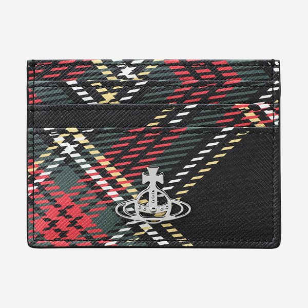 [시흥점] [비비안 웨스트우드]5F 54030006W S0022 N302 사피아노 프린티드 플랫 카드 지갑