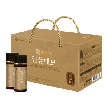 신세계라이브쇼핑 한뿌리 인삼대보 병 100ml 10입*4박스