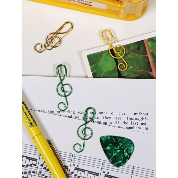 음표 모양 컬러 메모 클립 (랜덤발송)