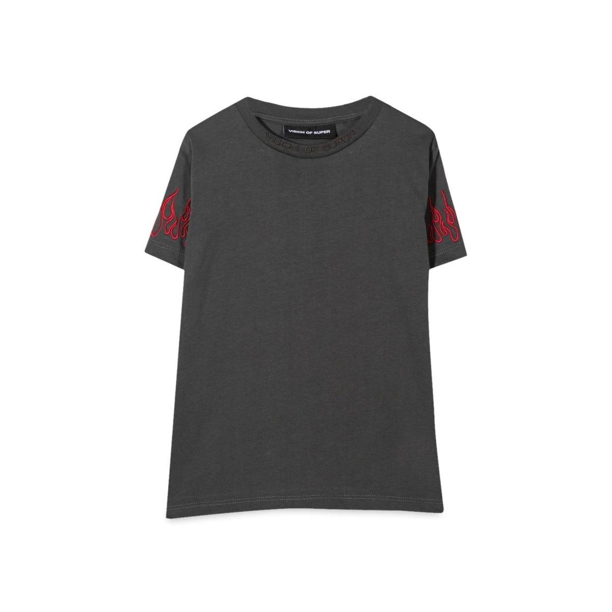 확대된 대표 [해외배송] MC 엠브로이드 레드 플레임 (KIDS 상품) VSK00344K_GREY B0041485811