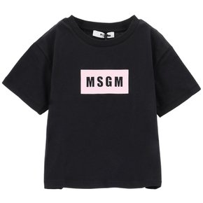 오늘출발 26SS MSGM 키즈 로고 반팔 티셔츠 S6MSJUTH005 110/88-K