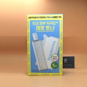 개별 에뛰드 순정 약산성 5.5 진정 토너 700mL 대용량 기획350mL+리필350mL