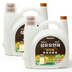 고농축 순한 섬유유연제 베이비로션 5.4L x2개