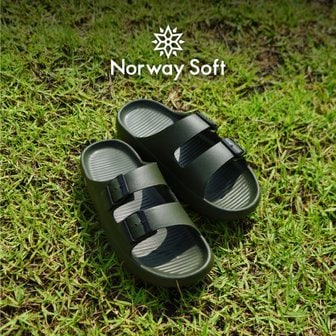  [공식판매처] 노르웨이소프트 버클슬라이드 슬리퍼 Norway Soft Buckle Slide