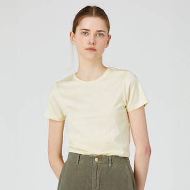 YJACK W_크루넥 슬림핏 반소매 티셔츠 (155gsm) LJT1890
