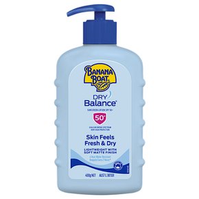 바나나 보트 드라이 밸런스 선스크린 로션 SPF50+ Banana Boat Sunscreen Lotion 400g