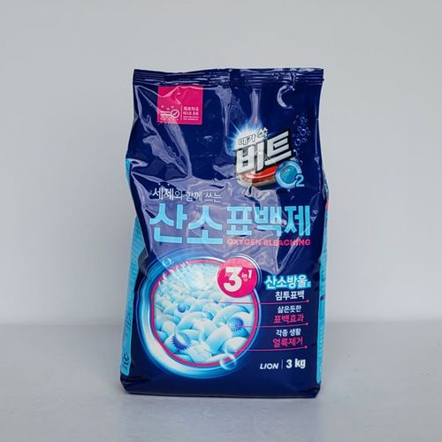 라이온 비트 산소표백제 리필형 파우치 O2 3kg