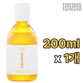 글로우 비타 브라이트닝 토너 200ml 1개 글루타치온 비타민C 미백 주름 LHA 칙칙한 생기 광채 얼굴 피부