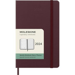 모레스킨 Moleskine 수첩 2024 년 1월 시작 열두 달 위클리- 다이어리