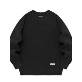 SP PBT OVERSIZED KNIT SWEATER-BLACK