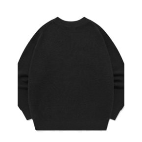 SP PBT OVERSIZED KNIT SWEATER-BLACK