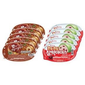 찰떡아이스 부여알밤 x5 + 통팥 x5