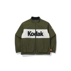 [공식]빅로고 컬러블럭 자켓 키즈 KHAKI