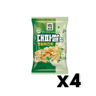  유어스 대파쌀칩 크림치즈맛 봉지스낵 60g x 4개