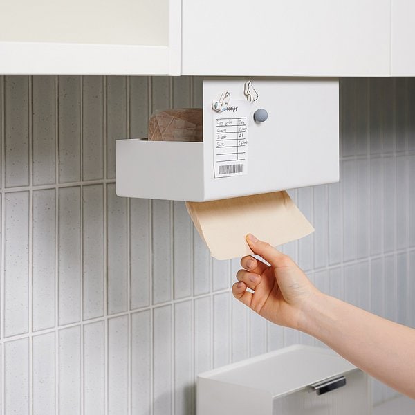 마그넷 보드 키친타월 걸이 28.5x13.5x17.5CM 화이트 J71N903040100