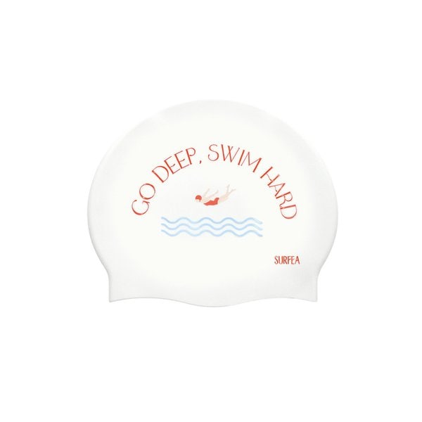 FLOW SWIM CAP RED ORANGE