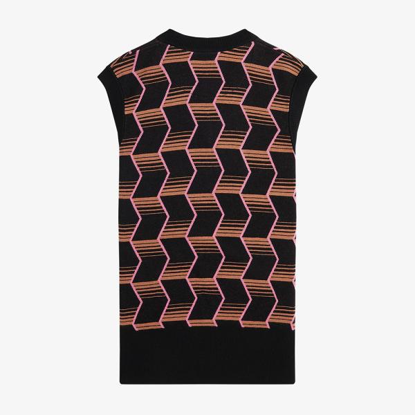 [파주점] AFPF231K106 102 자가드니트 베스트