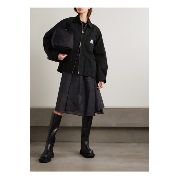 칼하트 윕 덕 오버사이즈 코듀로이 트리밍 아플리케 코튼 캔버스 재킷 46376663162867835