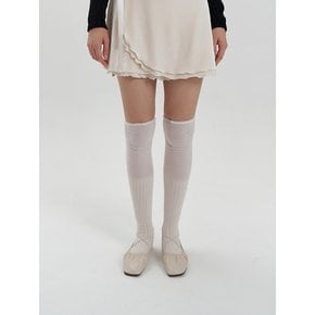 [단독] petit lace knee-socks (cream)