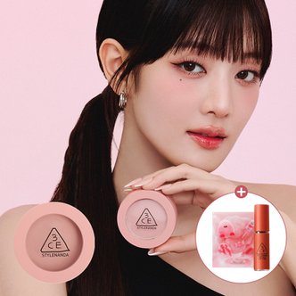 3CE FACE BLUSH 페이스 블러쉬 + [증정]멀티 벨벳 립 틴트 미니 1.5g(랜덤) + 달달구리 스티커