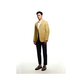 Linen Blend Out Pocket Jacket_Light Yellow