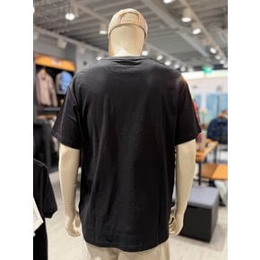 [여주점] 남여공용 TIMBS 로고 반팔 티셔츠 블랙 TBC0YHV0001