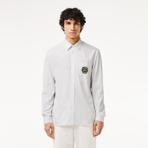 (남성) 포플린 스트라이프 셔츠 CH0890-54G IQI (화이트)