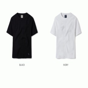 여성 반팔 슬리브 티셔츠/ Ribbed Short Sleeve T-shirt_A WHRAE2329F