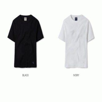 후아유 여성 반팔 슬리브 티셔츠/ Ribbed Short Sleeve T-shirt_A WHRAE2329F