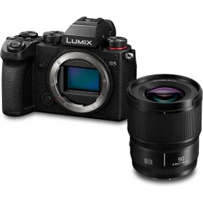 독일 파나소닉 렌즈 Panasonic LUMIX DC-S5E-K S5 Full Frame Mirrorless Camera with 50 mm F1.