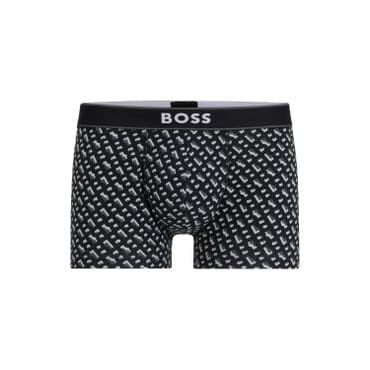 BOSS [SP24] 밴드로고 모노그램 패턴 트렁크 미디엄 그레이(50508747033)