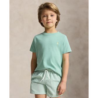 폴로 랄프 로렌 폴로 키즈 남아 2-7세 코튼 저지 크루넥 티(CWPOTSHB8021272330)