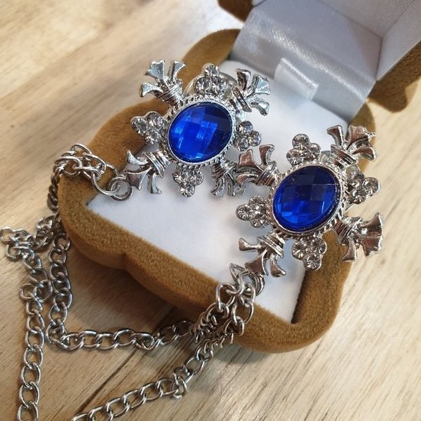 여성 블라우스 브로치 남성 와이셔츠 칼라 코사지 (WA63D70)