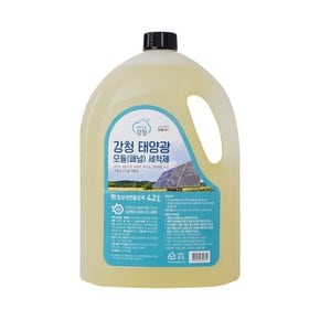 녹색인증 친환경 태양광세척제4.2L 모듈패널세척