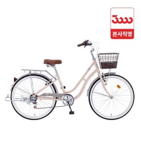 프림로즈 26인치 7단 삼천리 바구니 시티 자전거 2026 - 완조립 공식직영몰