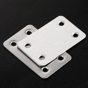 보강철판 평철판 연결 보강철물 스틸 평철브라켓 1.2mm