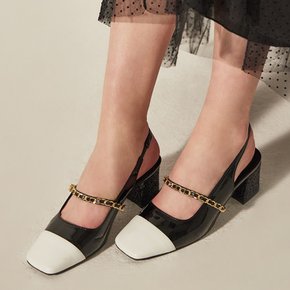 Square Maryjane Slingback_Black Patent