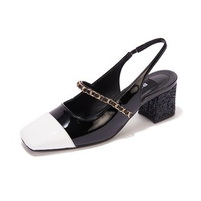 Square Maryjane Slingback_Black Patent