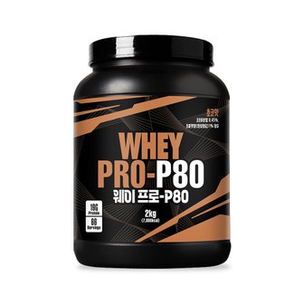 SP스포츠 웨이프로 단백질쉐이크 P80 초코맛 2kg