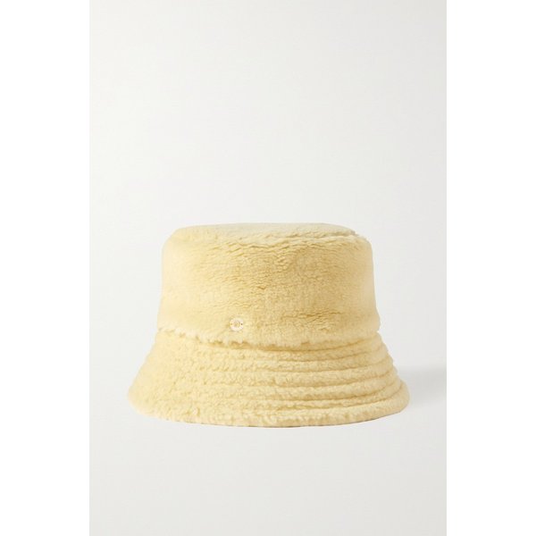 Zita Reversible Cashmere And Silk-blend Bucket Hat 크림