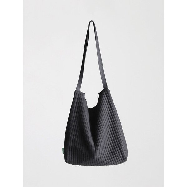 스퀘어 엣지 에코백 47 소프트 블랙 - soft black