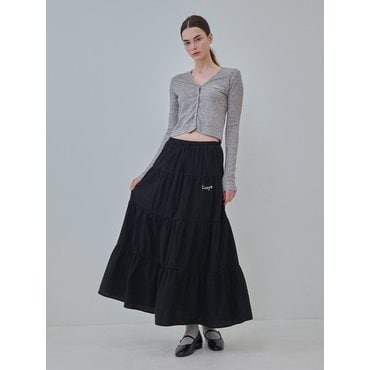 레이지지 Lazy Cancan Shirring Skirt (3color)