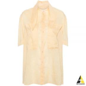 르메르 24 SHORT SLEEVE SHIRT WITH FOULARD (SH1099 LF1202 504) (풀라드 반팔 셔츠)