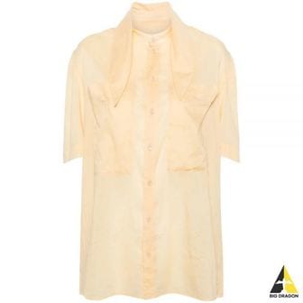 르메르 르메르 24 SHORT SLEEVE SHIRT WITH FOULARD (SH1099 LF1202 504) (풀라드 반팔 셔츠)