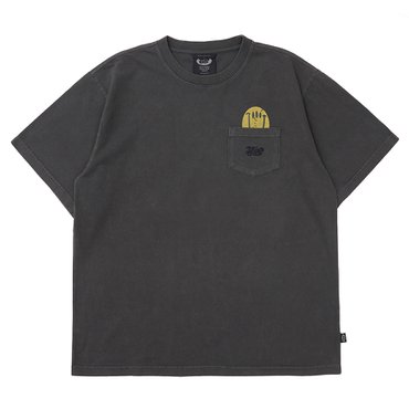 욜프 T-SHIRT POCKET PIGMENT CHARCOAL 욜프 티셔츠 포켓 피그먼트 차콜