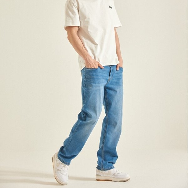 남성 스트레이트 루즈핏 스판 데님 3종택1