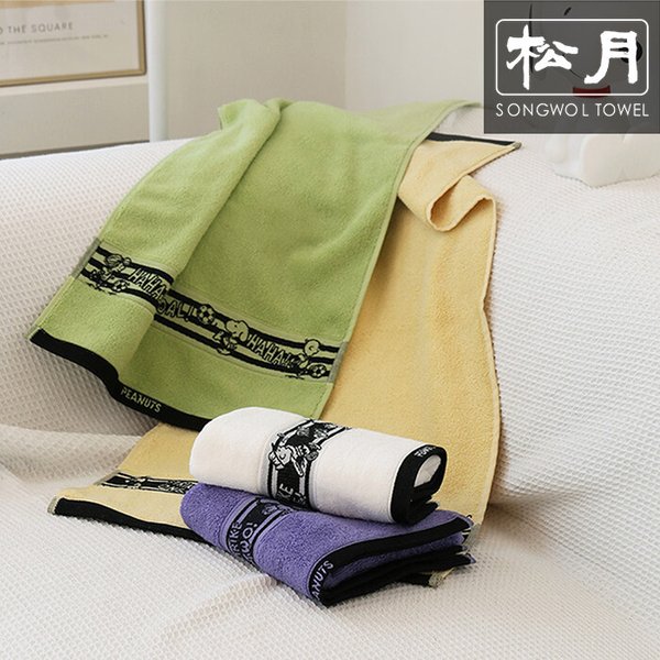 스누피 플레이스포츠40 세면타올 150g 10매