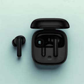 블루투스이어폰 노이즈캔슬링 블루투스 이어폰 QCY-T13 ANC APP 블랙